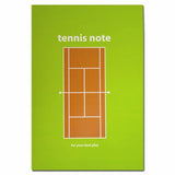 テニスノート tennis note(1冊)グリーン A4判